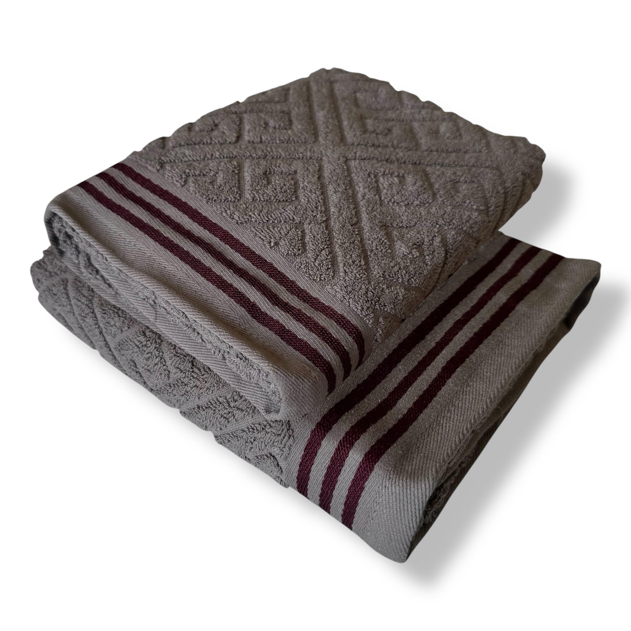 Рушник махровий Koloco 50х90 см Сірий (88-261-5)