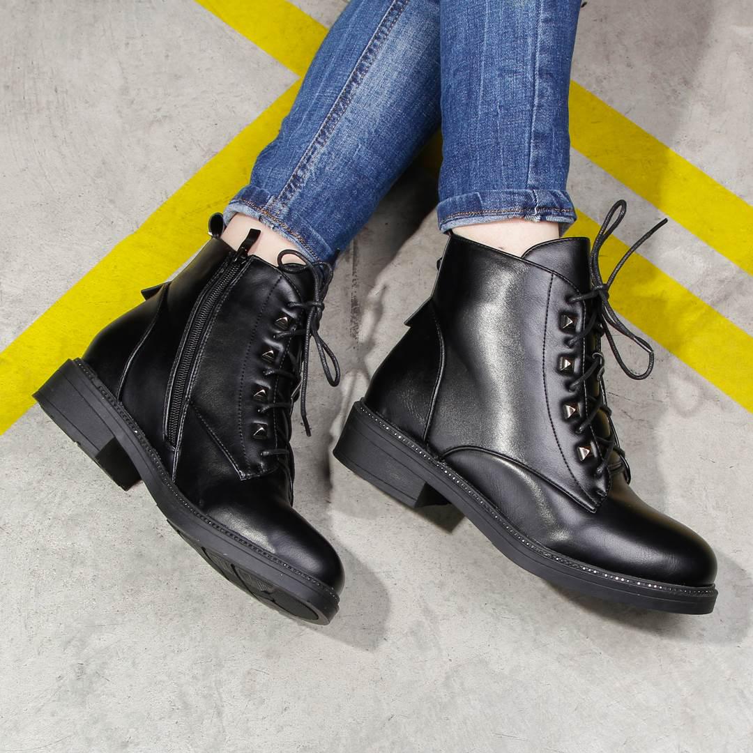 Ботинки женские зимние со стразами 325860 р. 37 23,5 см