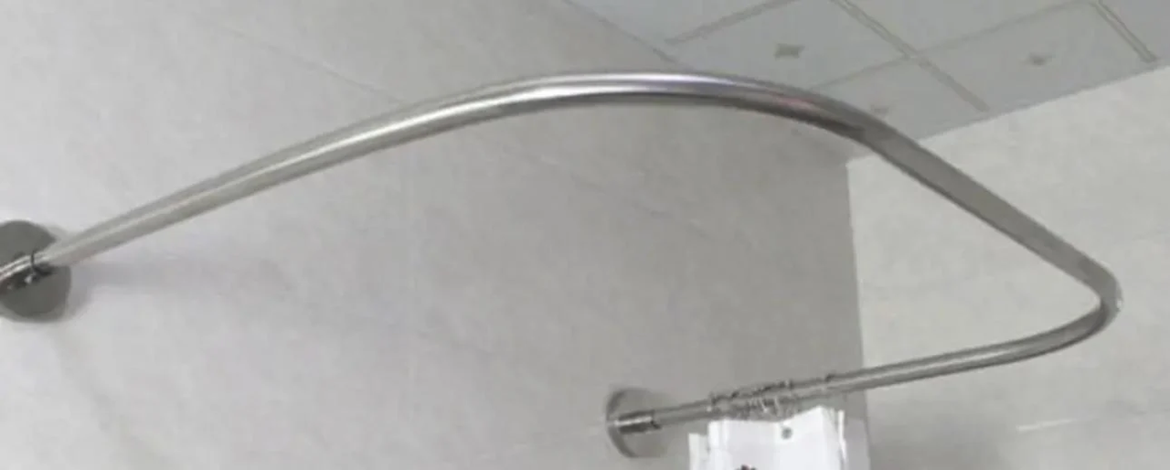 Карниз для ванной Artlend 70х170х70 см П-образная Хром (karn70х170). - фото 5