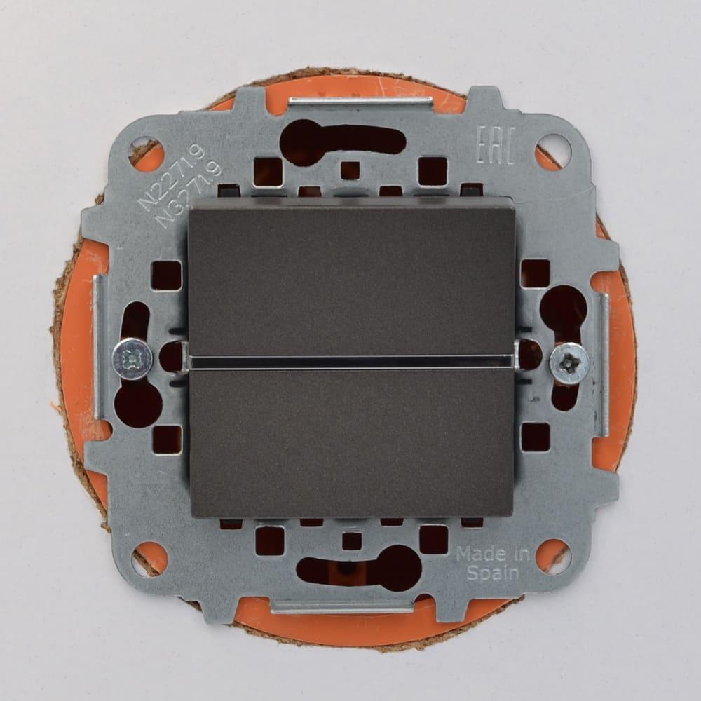 Выключатель одноклавишный ZENIt промежуточный Антрацит (2CLA221000N1801) - фото 6