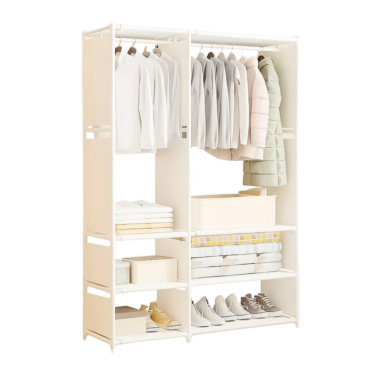 Стойка для одежды и обуви с полками 170х95х36 см (3843d62a)