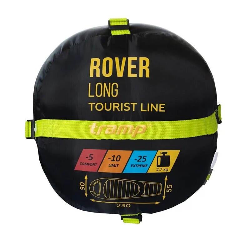 Спальний мішок Tramp Rover Long лівий 230x90-55 см Olive/Grey (UTRS-050L-L) - фото 17