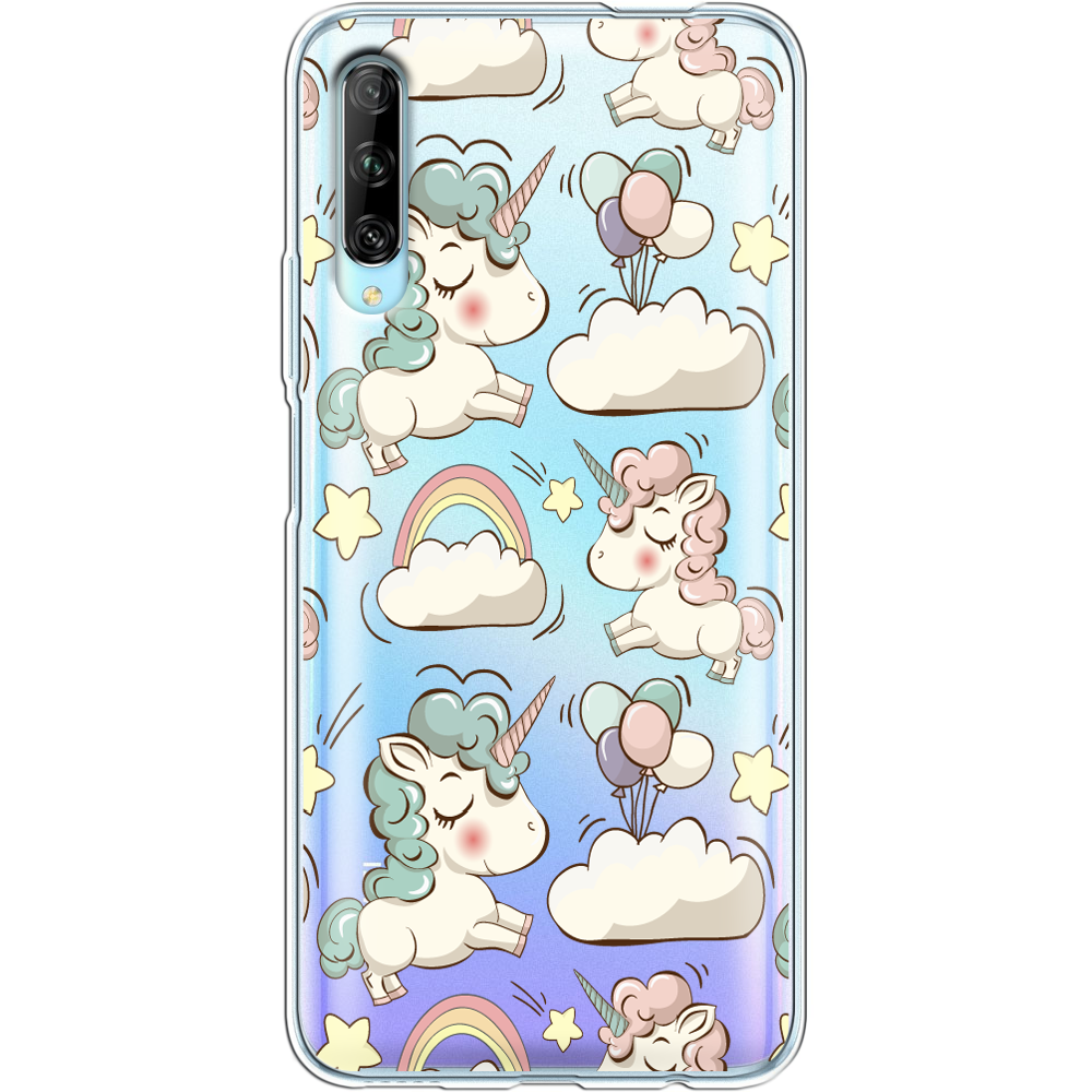 Чохол Boxface Huawei P Smart Pro Unicorns Прозорий силікон (38612-cc2-38612)