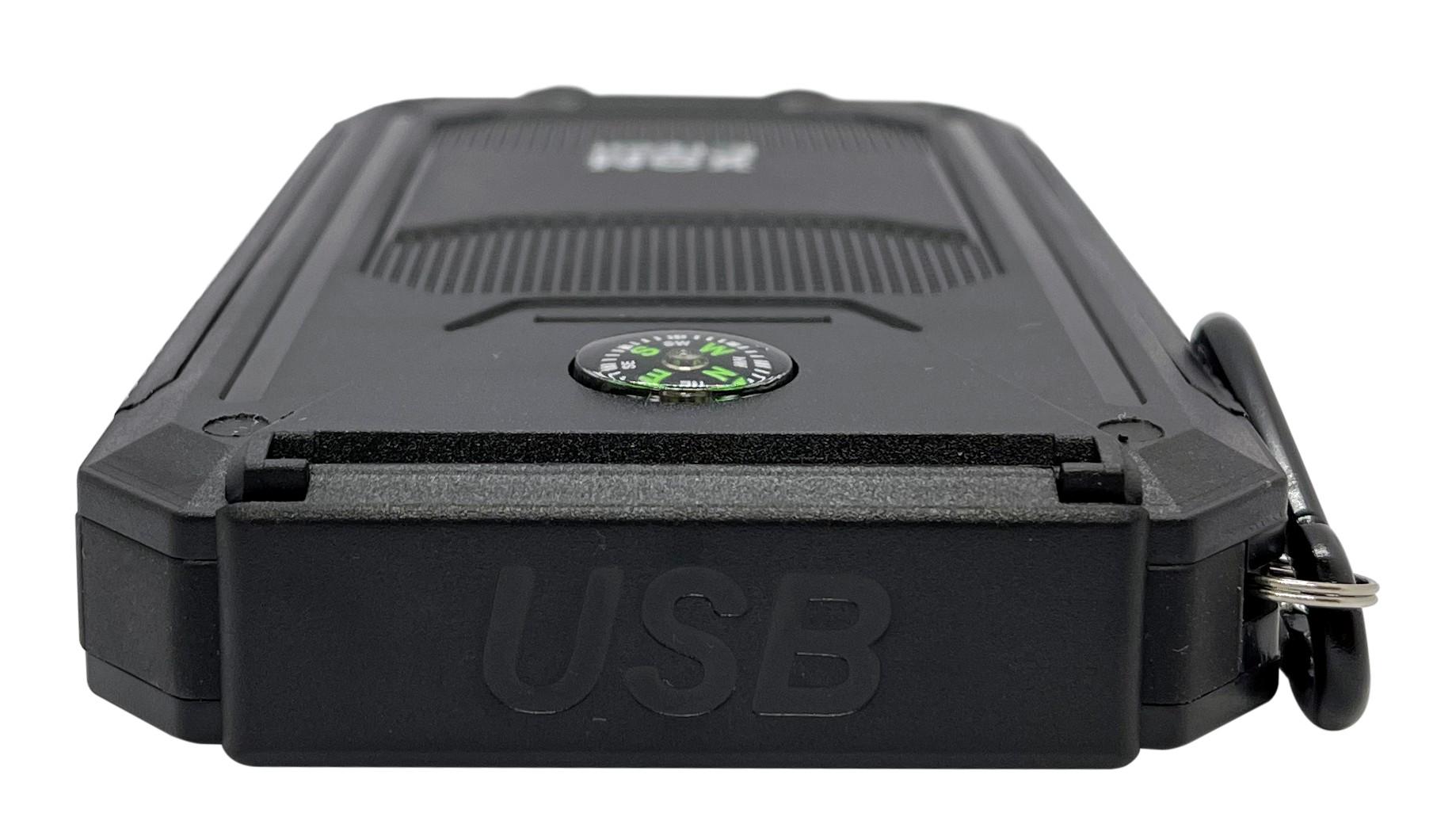 Повербанк XON PowerBank SolarCharge TC1S 10000 mAh Black (5060948063258) - фото 7 Повербанк XON PowerBank SolarCharge TC1S 10000 mAh Black (5060948063258) - фото 7