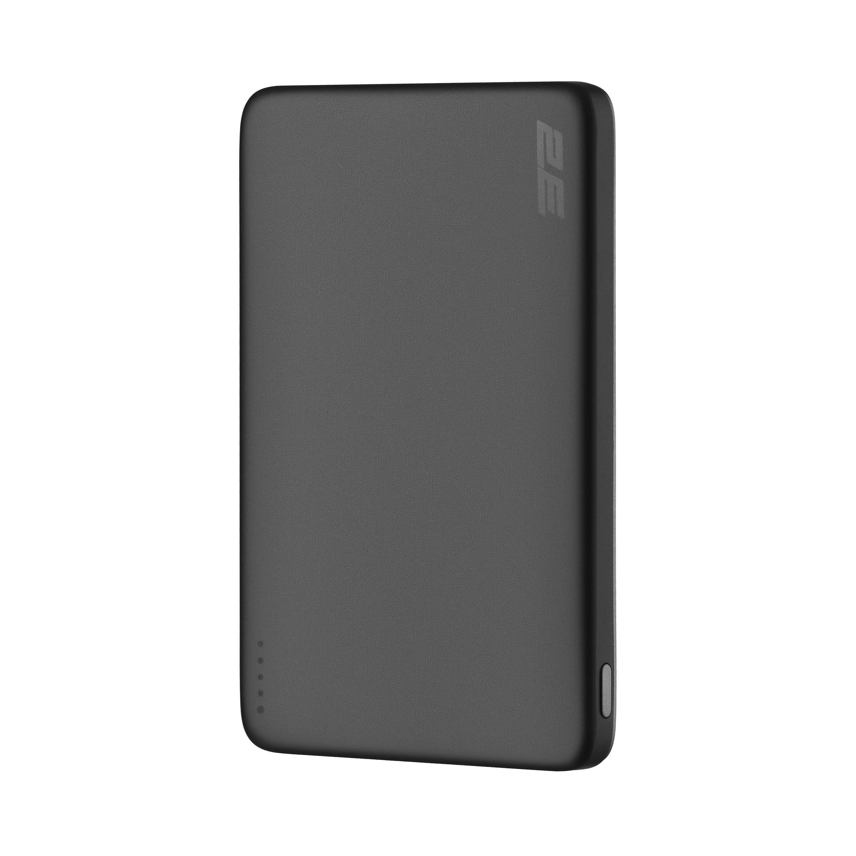 Повербанк 2E Slim Wireless QI 5000 mAh 18 Вт Серый (2E-PB0515-GREY)