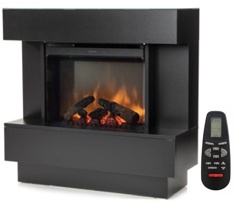 Электрокамин с порталом, каминокомплек Avalone Черный матовый (2616422741)