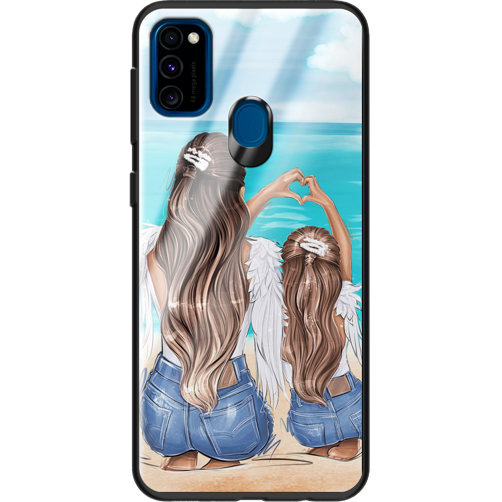 Чехол с рисунком Boxface Samsung M307 Galaxy M30s Family Vacation Черный силикон со стеклом (38209-up2380-38348)