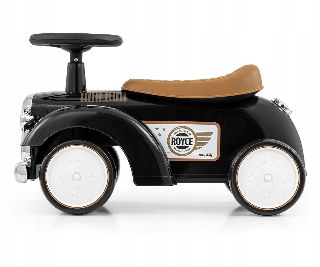 Детский автомобиль Milly Mally Royce Pushchair Retro Car Classic Car винтажный Black (23073015) - фото 4