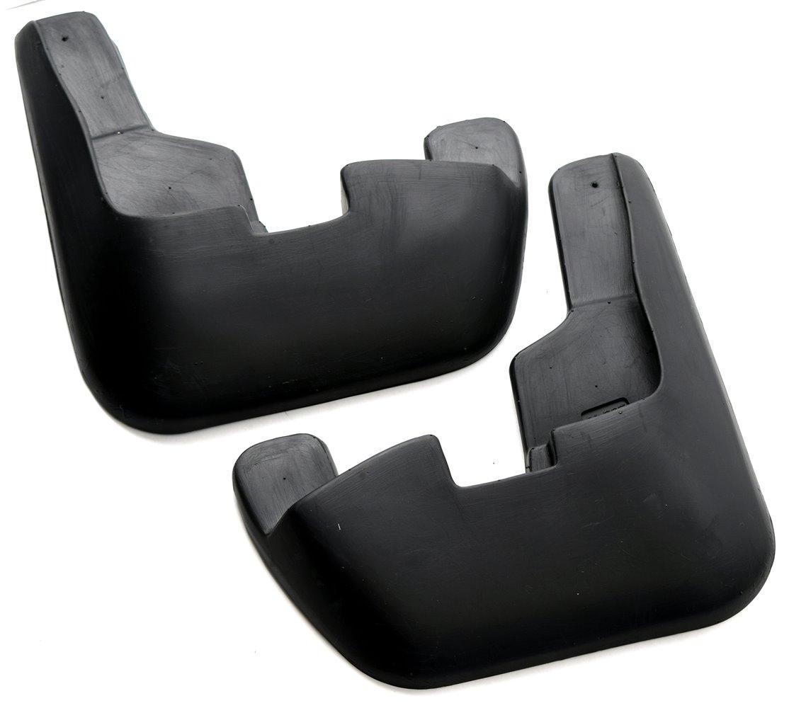 Брызговики автомобильные передние для Nissan Almera IV 2013 резиновые Черный (NPL-Br-61-06F)