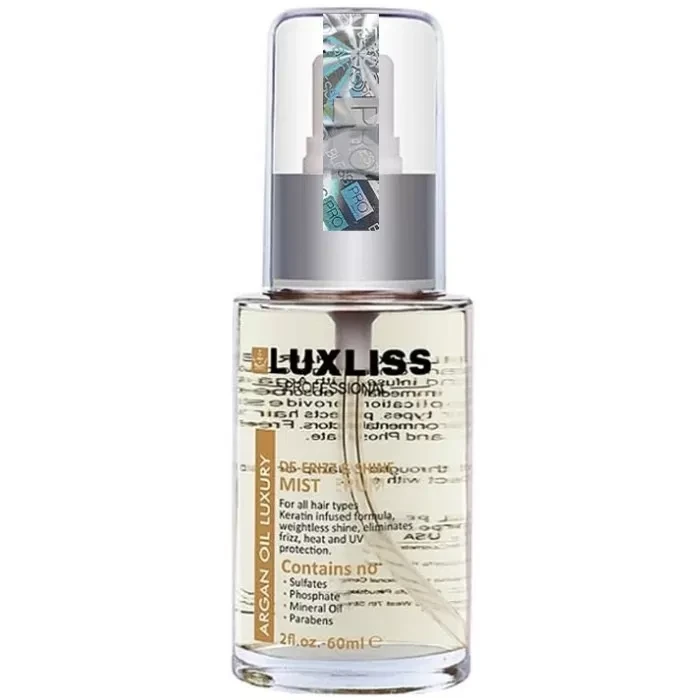 Спрей-блиск для волосся Luxliss Argan Shine Mist на основі арганової олії (2687509981)