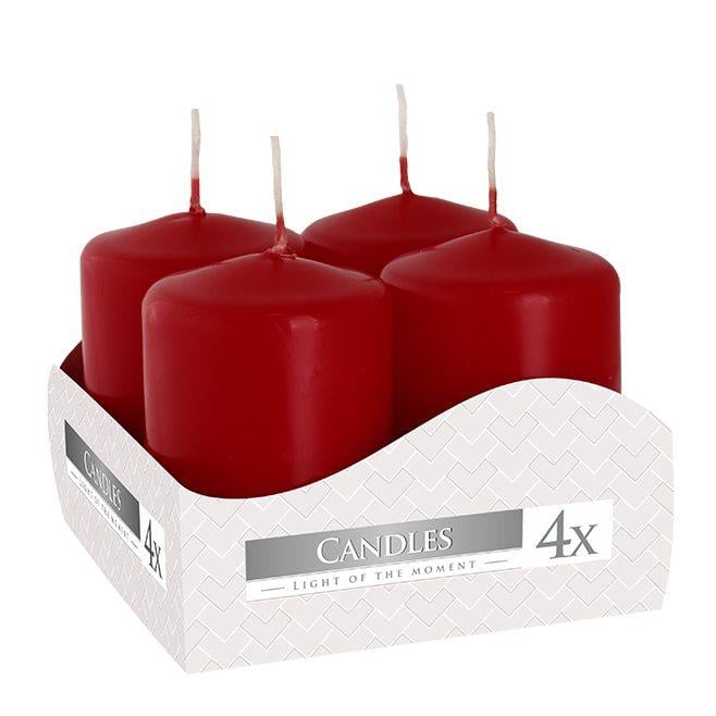 Комплект свечек цилиндров Flora Bispol 4 шт. Бордовый (27538)