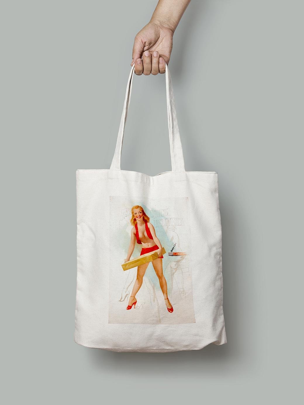 Эко-сумка Секси с упаковкой. Тед Уизер шопер (pin_up010174_Bag)