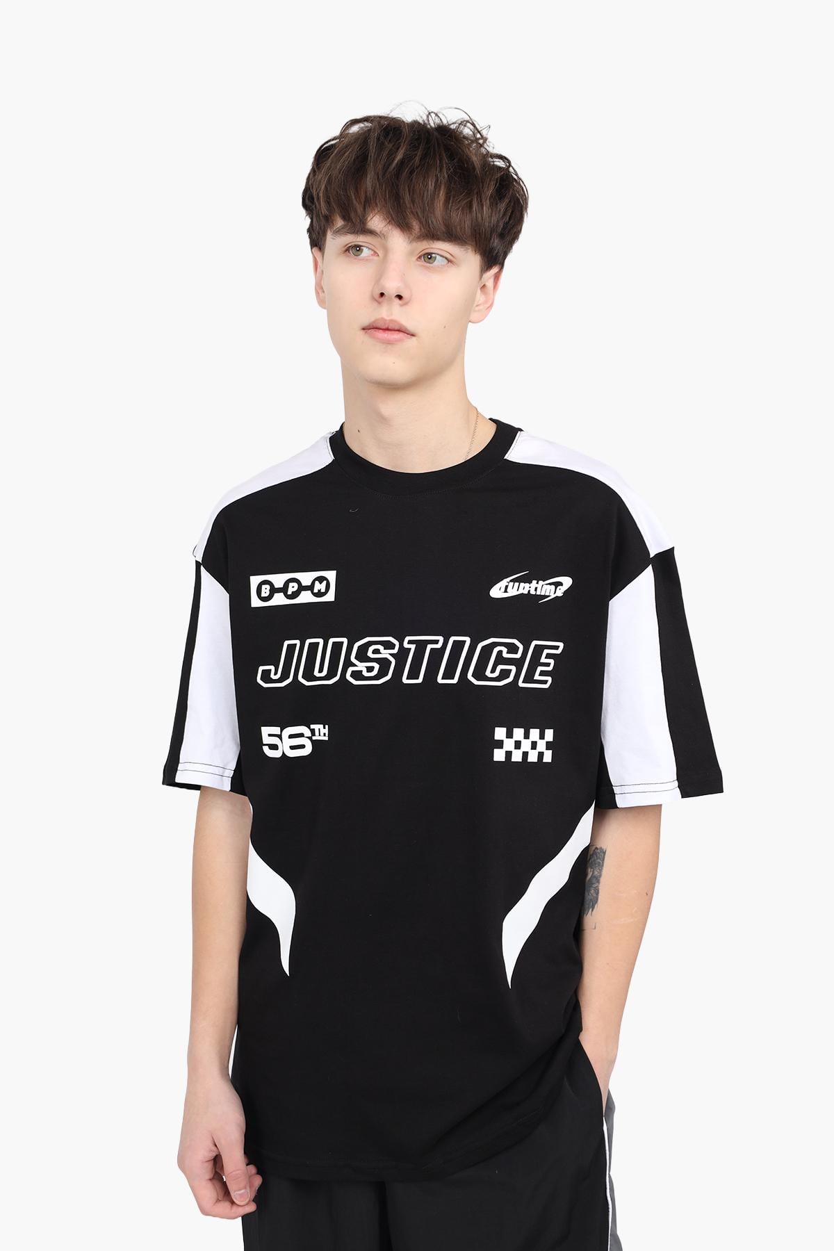 Футболка с коротким рукавом мужская Yuki ЦБ-00292505 р. 48 Черный (SKT001307739)