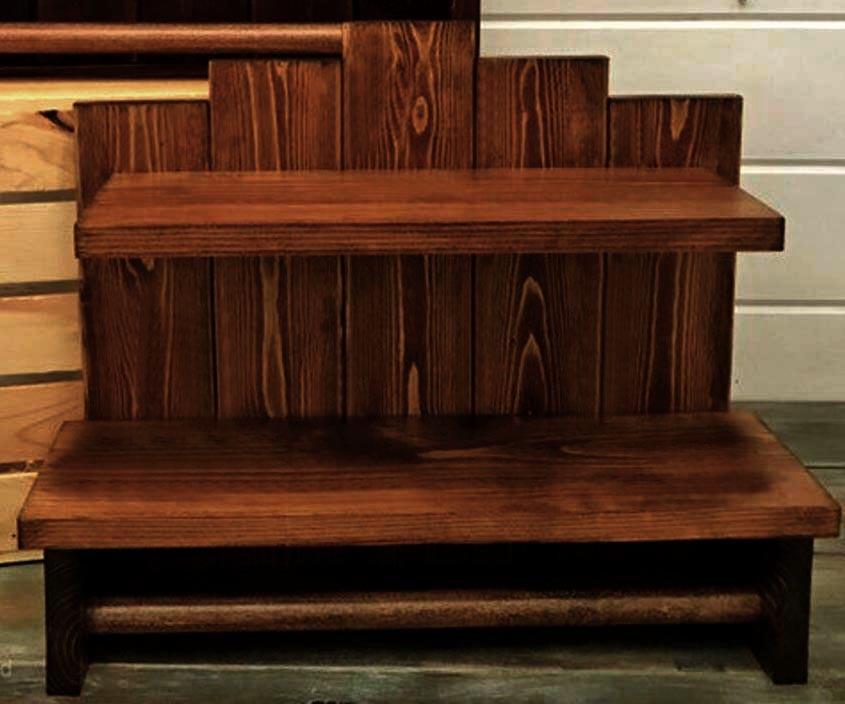 Полка для ванной из дерева Борлер Латте (ВНП/015816)