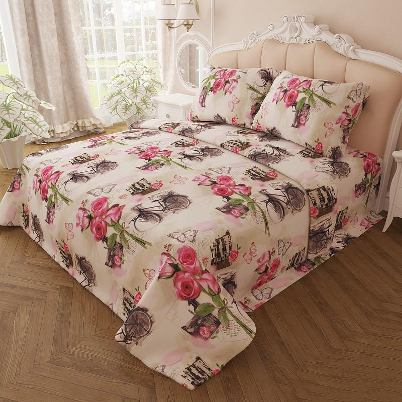 Комплект постельного белья Vital Textile Голд Люкс бязь евро 200х220 см (BLе-643)