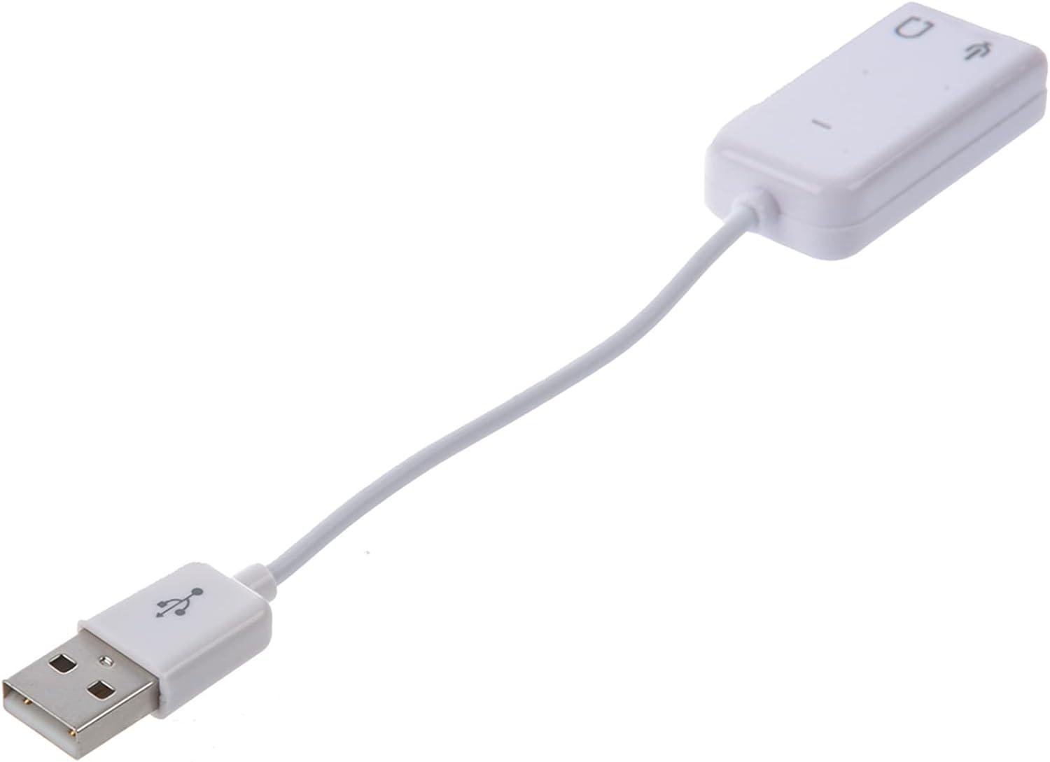 Звуковая карта 7.1 USB QTS-005A White (16162) - фото 2