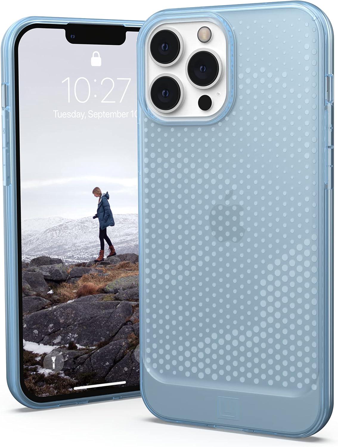 Чехол противоударный UAG Lucent для Iphone 13 Pro Max (6,7") Blue (12318465)