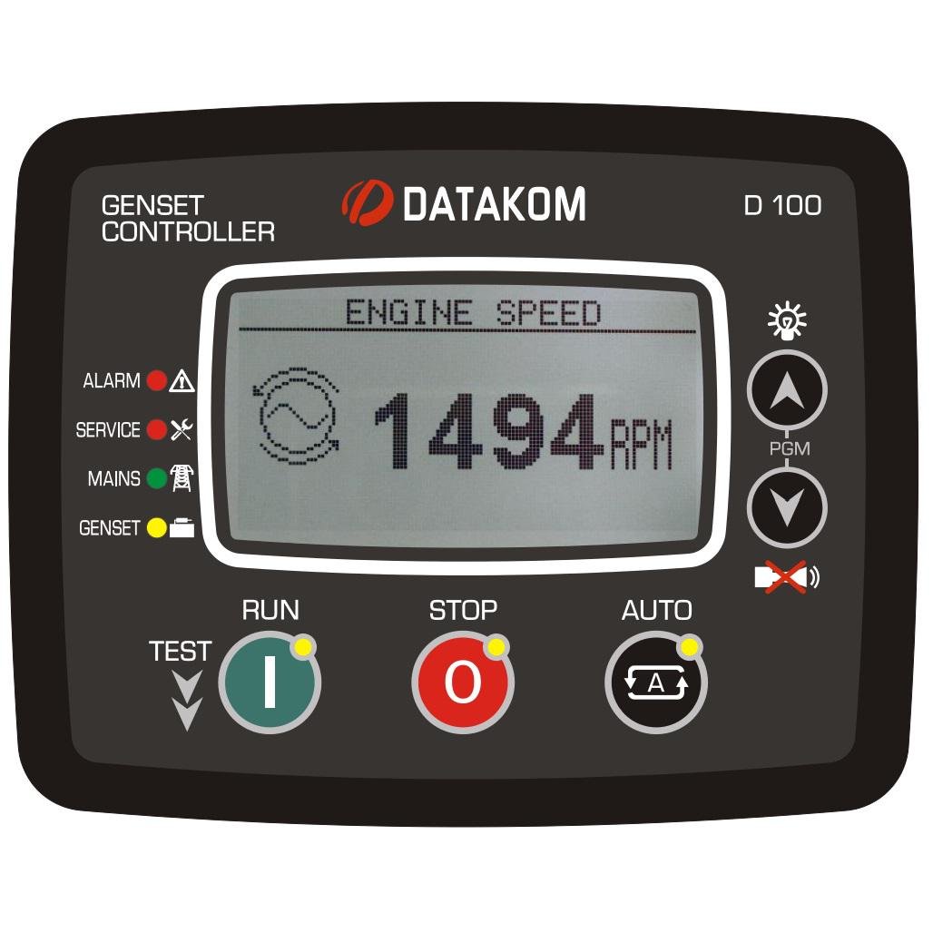 Багатофункціональний контролер генератора DATAKOM D-100-MK2 з J1939 - фото 1