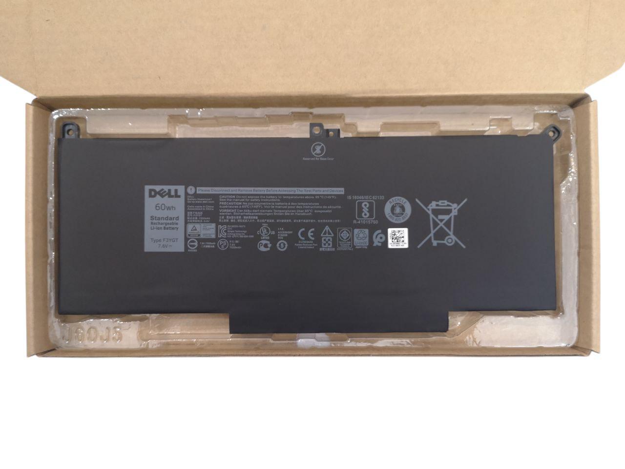 Акумулятор для Dell Latitude 7280/7290/7380/7480/7490/E7280/E7480/F3YGT 7800 mAh 60Wh (23090501)