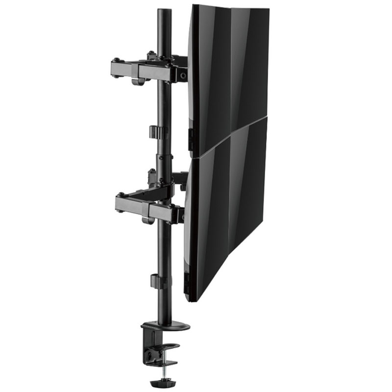 Кронштейн для монитора Brateck LDT66-C048 на 4 монитора 17-32" Черный (22631569) - фото 3