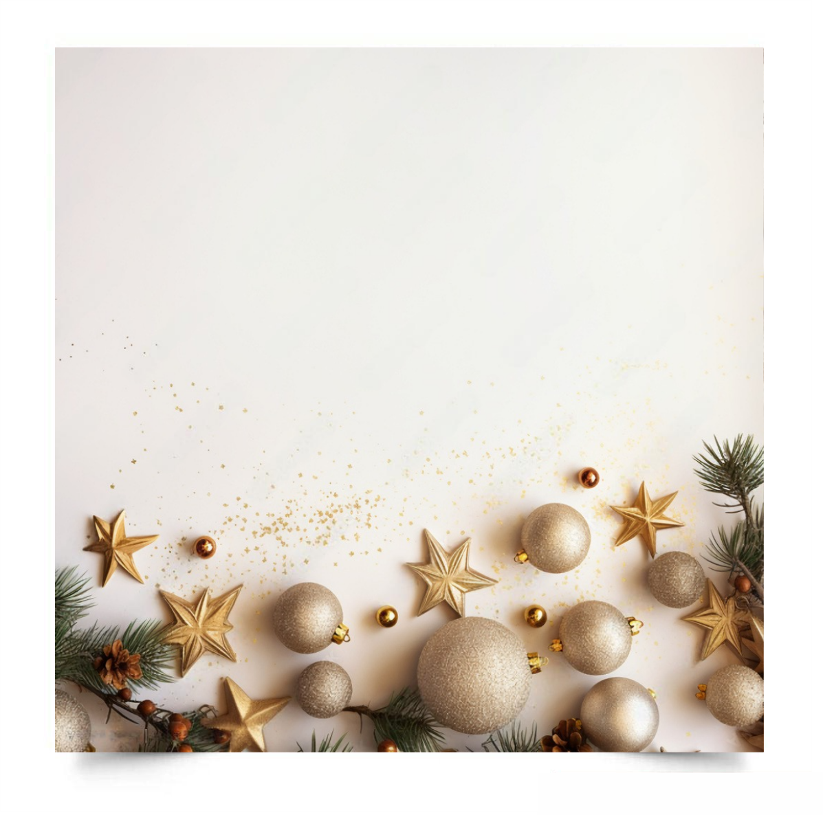 Фотофон виниловый текстурный Gipermag Decorative christmas gold stars 70х70 см (7809) Фотофон виниловый текстурный Gipermag Decorative christmas gold stars 70х70 см (7809)