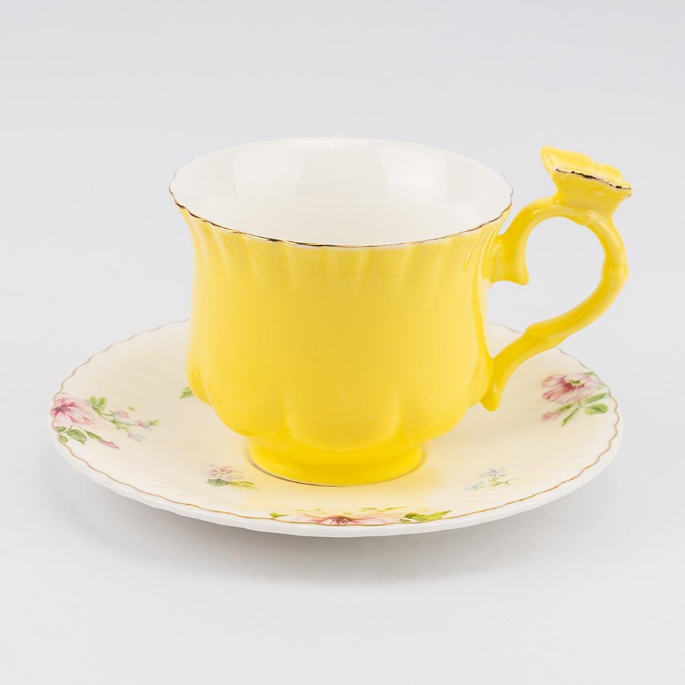 Набор чайных чашек и блюдец Нежный вальс на 6 персон 260 мл (9292-007) - фото 7