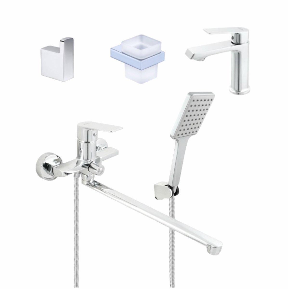 Набор для ванной комнаты Venta 4в1 VA91781 Хром (SW-91781) Набор для ванной комнаты Venta 4в1 VA91781 Хром (SW-91781)