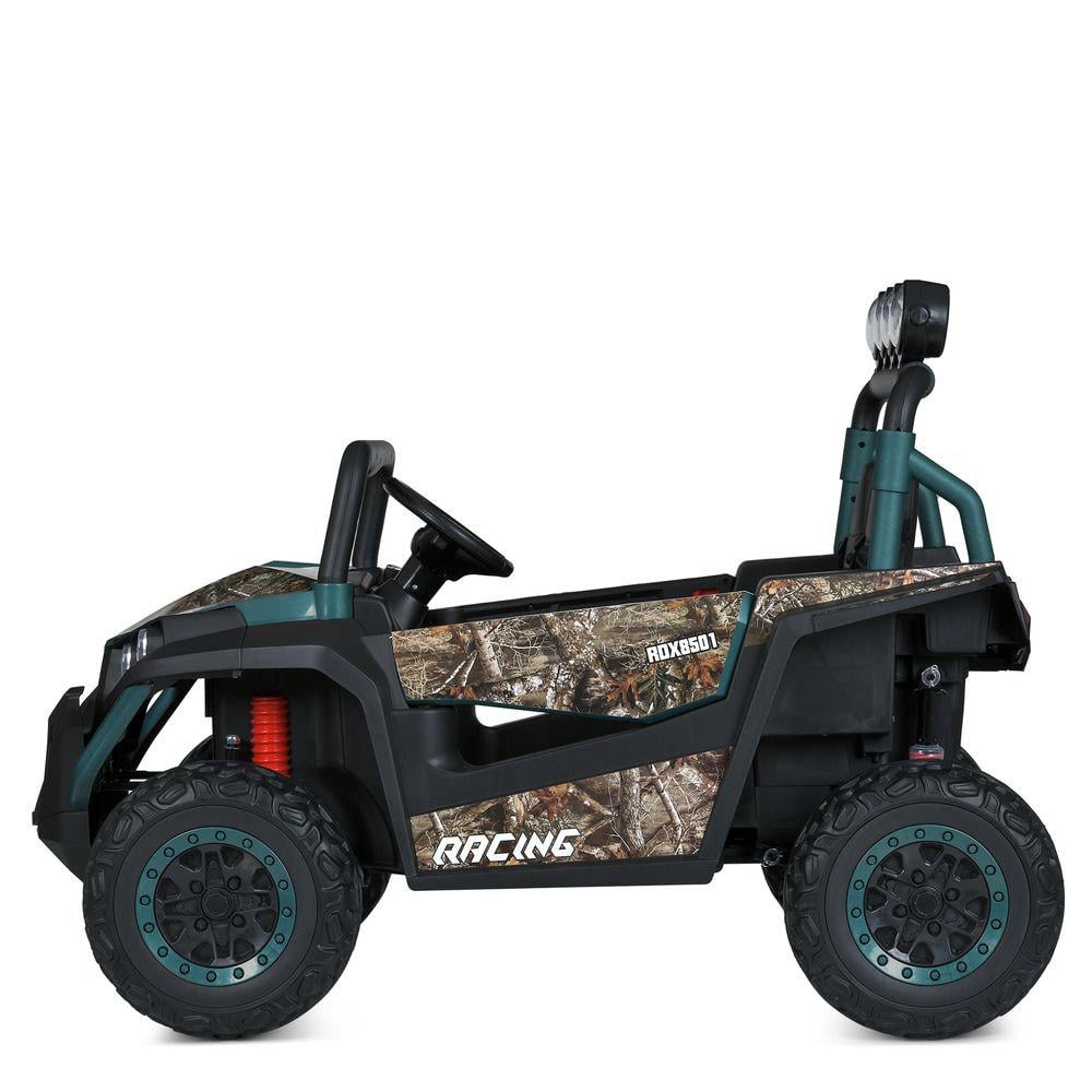 Детский электромобиль джип Bambi Racer M 6058EBLR-18-5 24V с 4 двигателями по 90 Вт и кожаным сиденьем Зеленый (27209708) - фото 3 Детский электромобиль джип Bambi Racer M 6058EBLR-18-5 24V с 4 двигателями по 90 Вт и кожаным сиденьем Зеленый (27209708) - фото 3