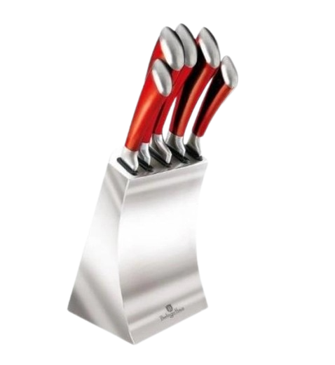 Набор ножей Berlinger Haus Burgundy Metallic Line BH-2135 6 пр. (12601)