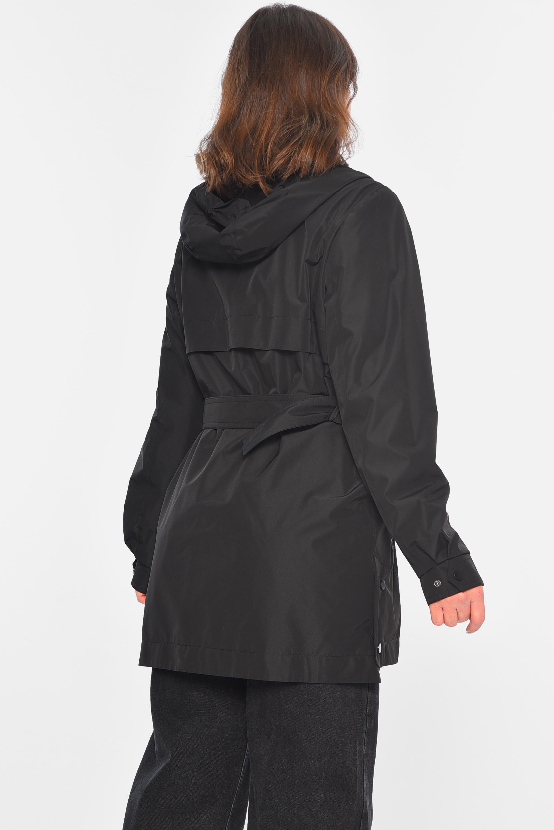 Плащ жіночий демісезонний M Чорний (196697) - фото 3