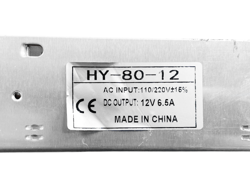 Блок питания 80W IP20 12V (9666) - фото 3