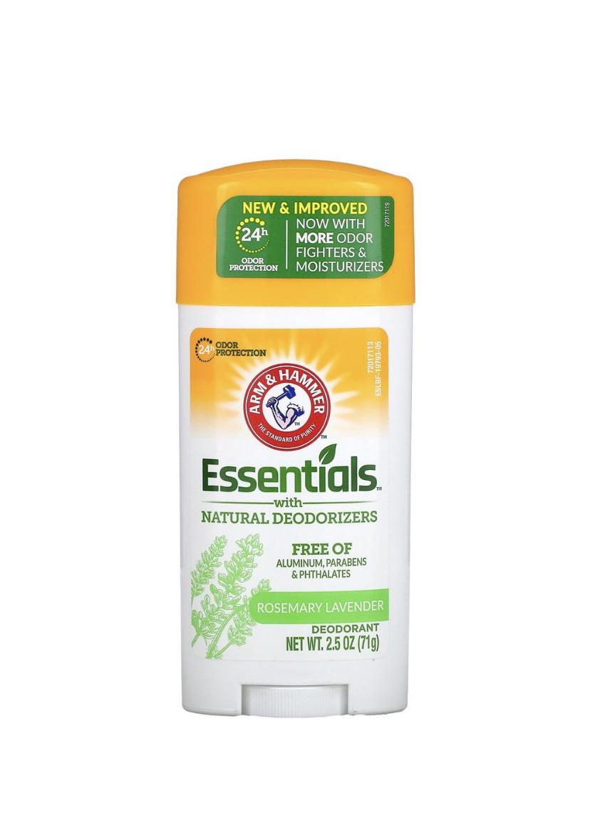 Дезодорант органический Arm&Hammer Essentials Deodorant Fresh Rosemary Lavender с розмарином и лавандой 71 г (1790217473)
