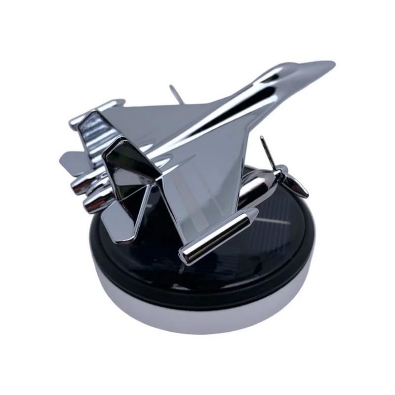 Ароматизатор автомобильный на торпеду Истребитель Silver (Leader-4397) - фото 4