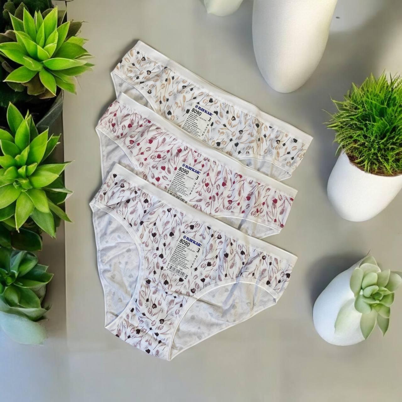 Трусы женские BAYKAR Микс комплект 3 шт. L р. 46-48 (8090) Трусы женские BAYKAR Микс комплект 3 шт. L р. 46-48 (8090)