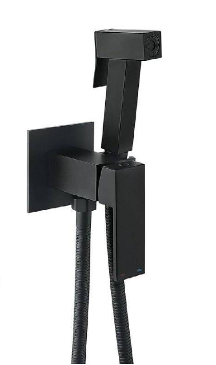 Смеситель в стену для биде Epelli Bidetto Angoli Retta Nero Черный матовый (2226643533)