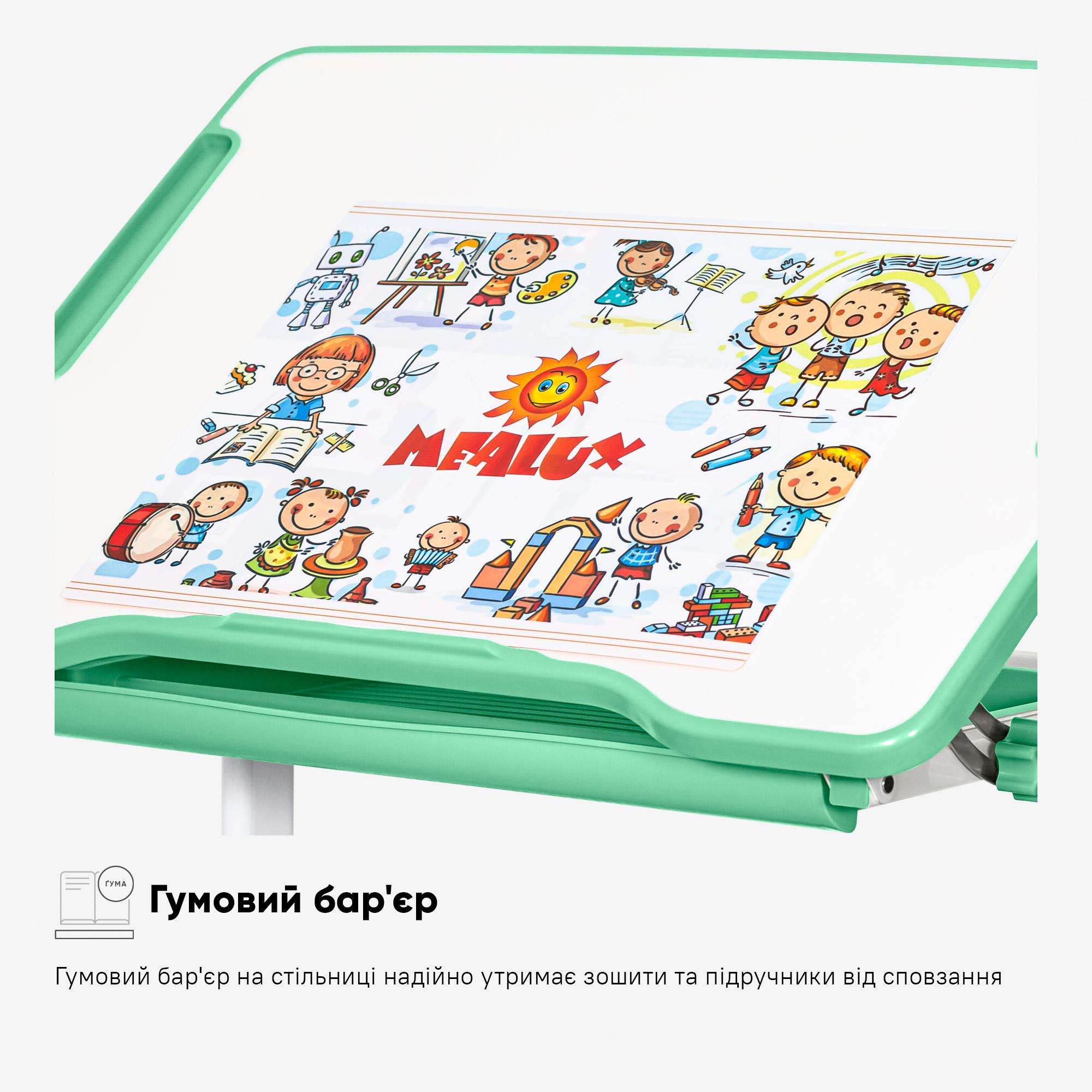 Комплект стіл та стілець Evo-kids Evo-05 Ergo Green (Evo-05 Ergo Z) - фото 6 Комплект стіл та стілець Evo-kids Evo-05 Ergo Green (Evo-05 Ergo Z) - фото 6