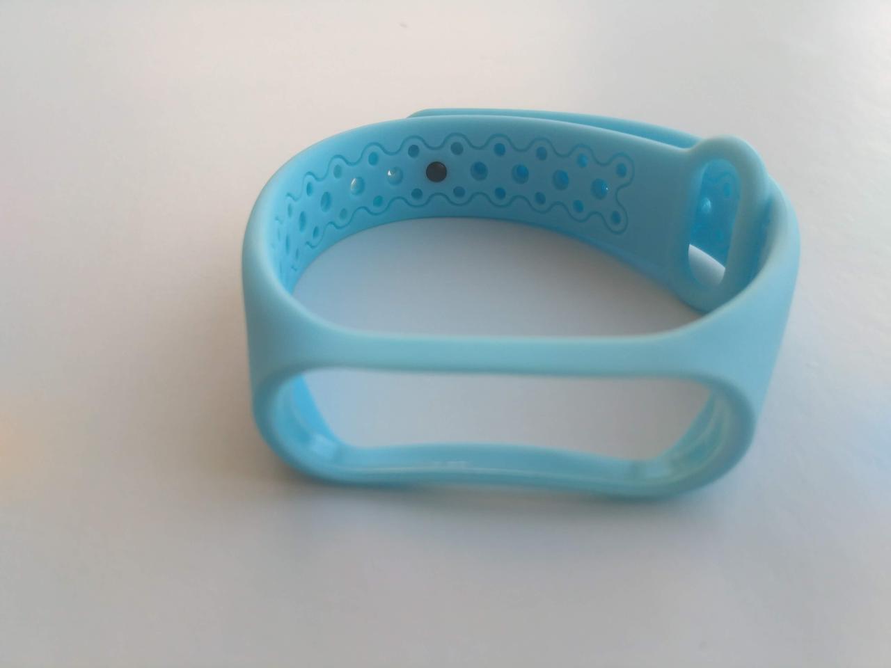 Ремешок для смарт-часов Xiaomi Mi Band 4/3 MiJobs Sport Light силиконовый Голубой (1703P)