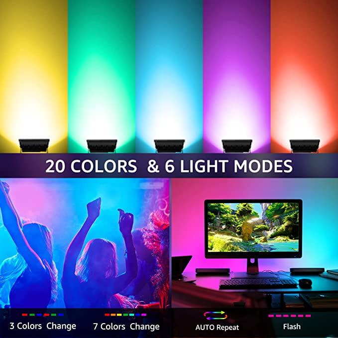 Прожектор Olafus RGB 25 Вт 16 миллионов цветов DIY (7329264) - фото 5