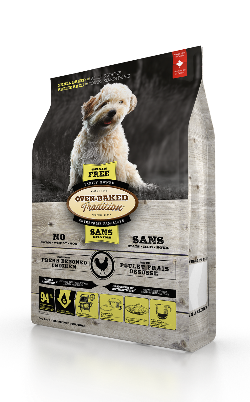 Корм для собак Oven-Baked Tradition сухой беззерновой для малых пород из свежего мяса курицы 5,67 кг