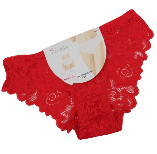 Трусы кружевные Finella 82816 XL Красный