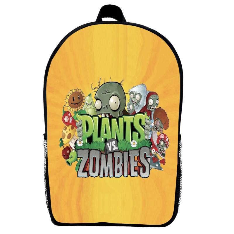 Школьный рюкзак детский Plants vs Zombie 05 с принтом Растения против зомби 29х21х9 см 5 л Черный (2449582890)