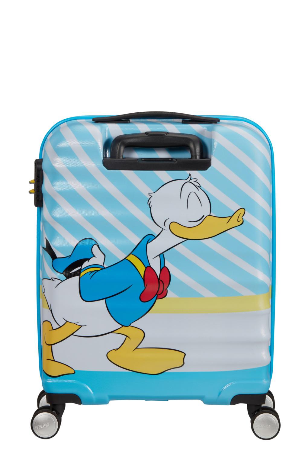 Чемодан American Tourister Wavebreaker Disney - Kiss 55х40х20 см Голубой (31C/21001) - фото 3