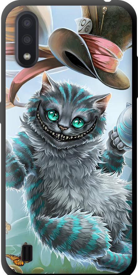 Чехол на Samsung Galaxy A01 A015F Чеширский кот 2 (3993b-1842-42517)