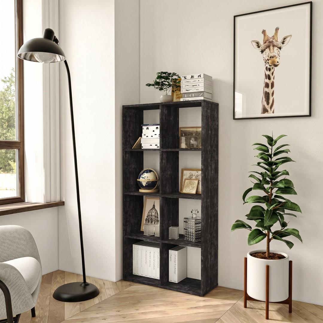 Стеллаж Moreli GT-10 720x1427x280 мм Бетон темный Стеллаж Moreli GT-10 720x1427x280 мм Бетон темный