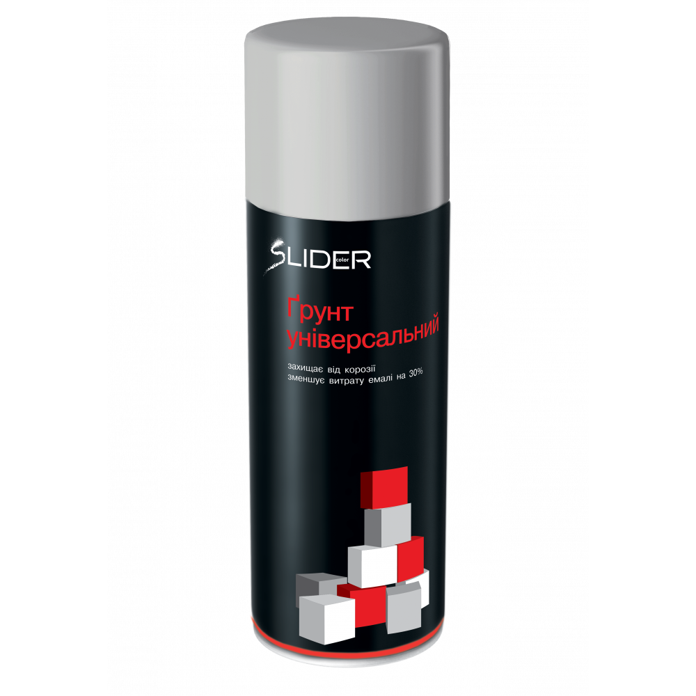 Ґрунтовка аерозольна Lider 400 мл Сірий (28715995)