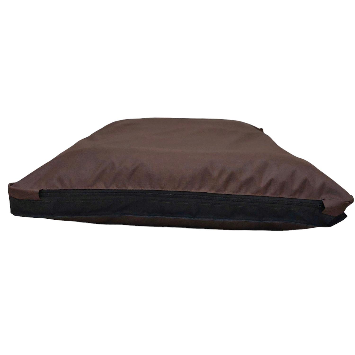 Лежак для собак Huge and Tiny Waterproof 100x70x6 см Коричневый с черным - фото 5