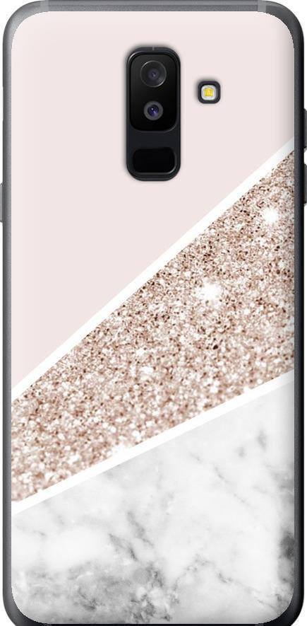 Чехол на Samsung Galaxy A6 Plus 2018 Пастельный мрамор (4342u-1495-42517)