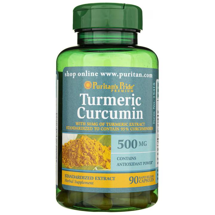Куркума Puritan's Pride Turmeric Curcumin 500 mg 90 капс.