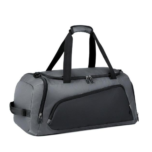 Спортивная сумка с плечевым ремнем для спорта 57x26x30 см Серый (CZYP-751A) - фото 2