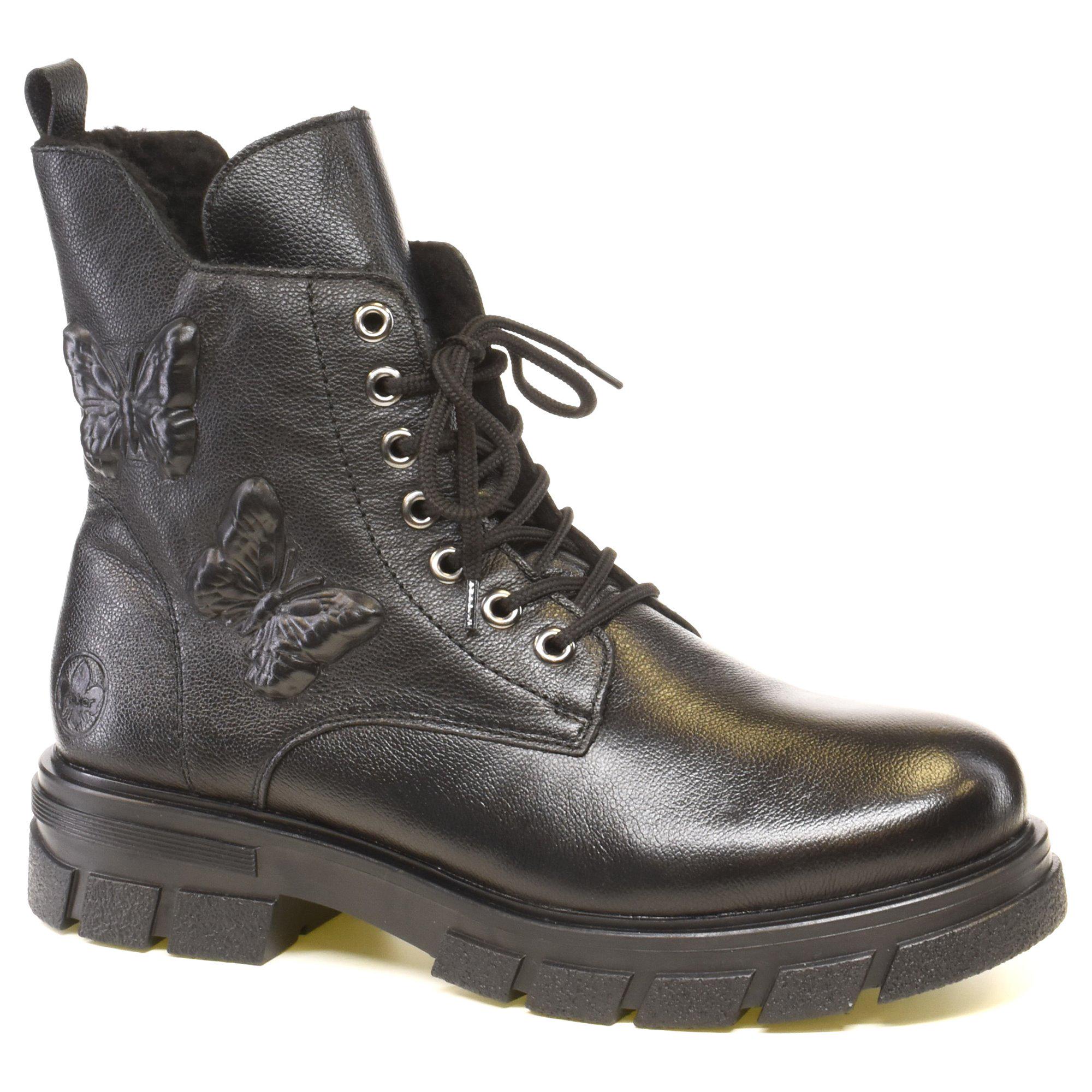 Ботинки зимние женские Rieker р. 38 Черный (013446-38)